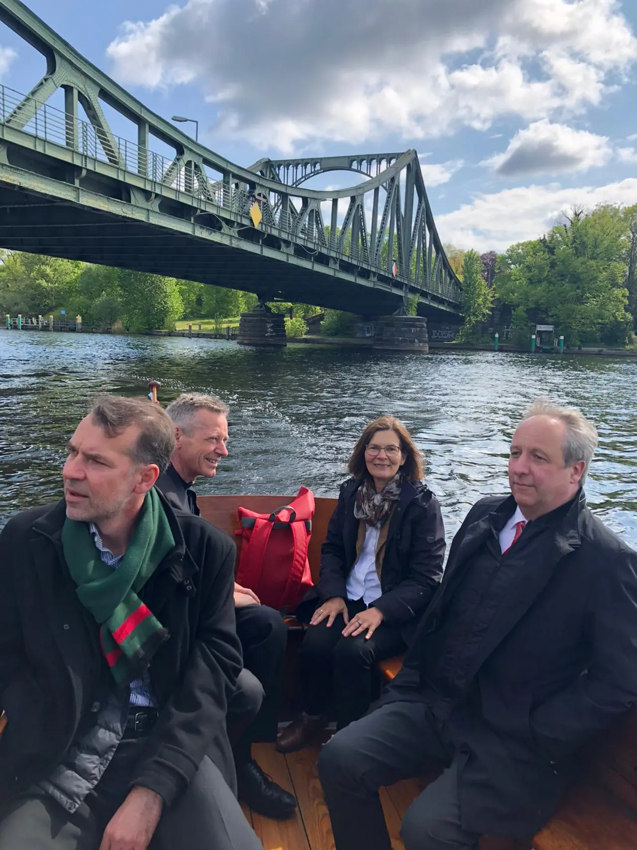 Bootsfahrt zur Glienicker Brücke